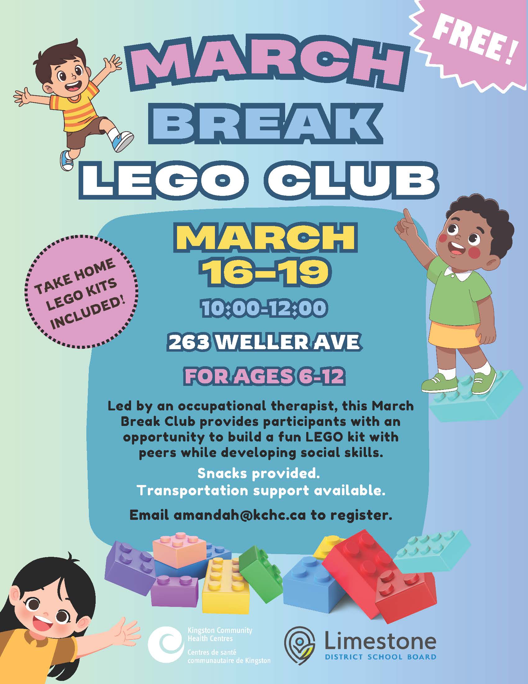 March Break Lego Club 2026